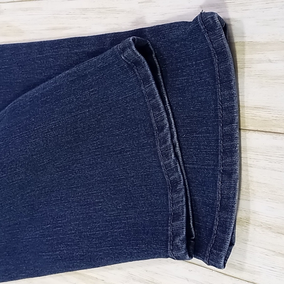 J M Collection Mid-Rise Tapered Leg Blue Jeans Size 8 - Picture 10 of 16